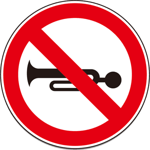 Horn prohibited