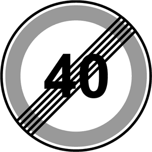 Speed limit ends