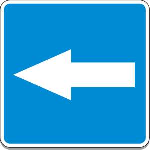 A one way street