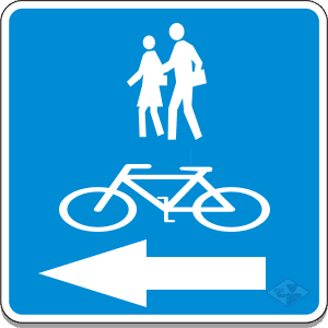 Pedestrian and bicycle paths